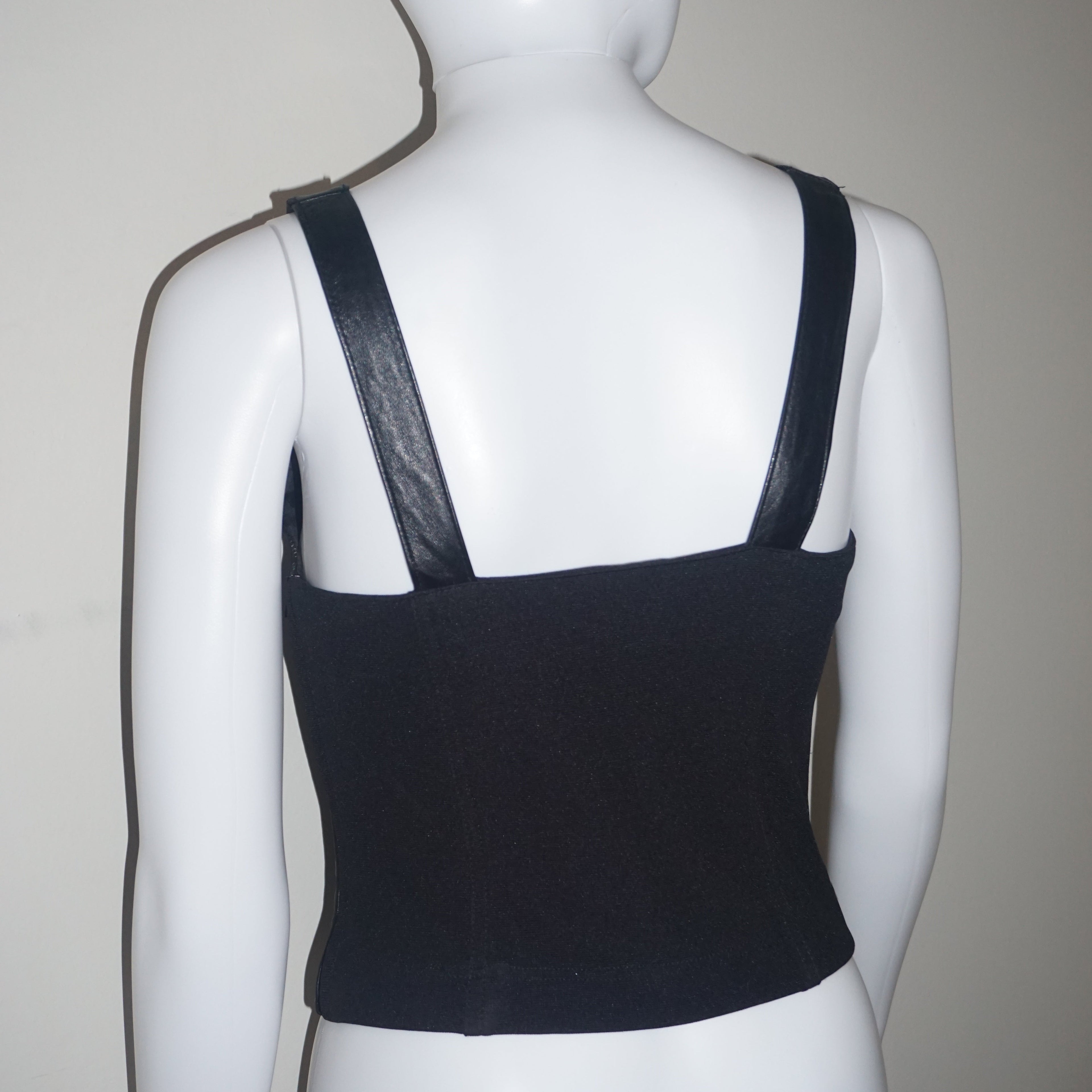 LEATHER TANK by CACHÈ VINTAGE S