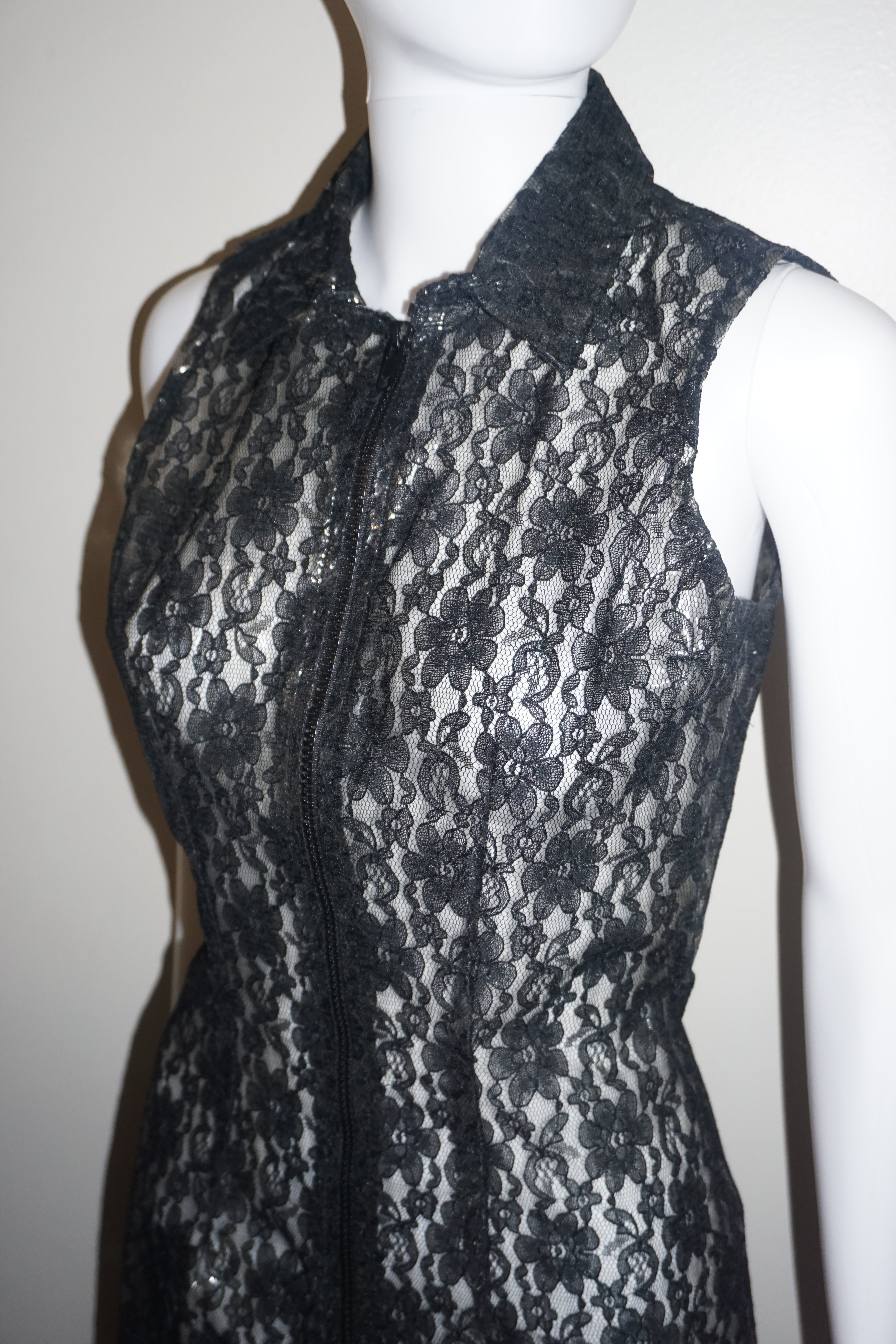 PVC LACE ZIP-UP DRESS by CEMENT VINTAGE S