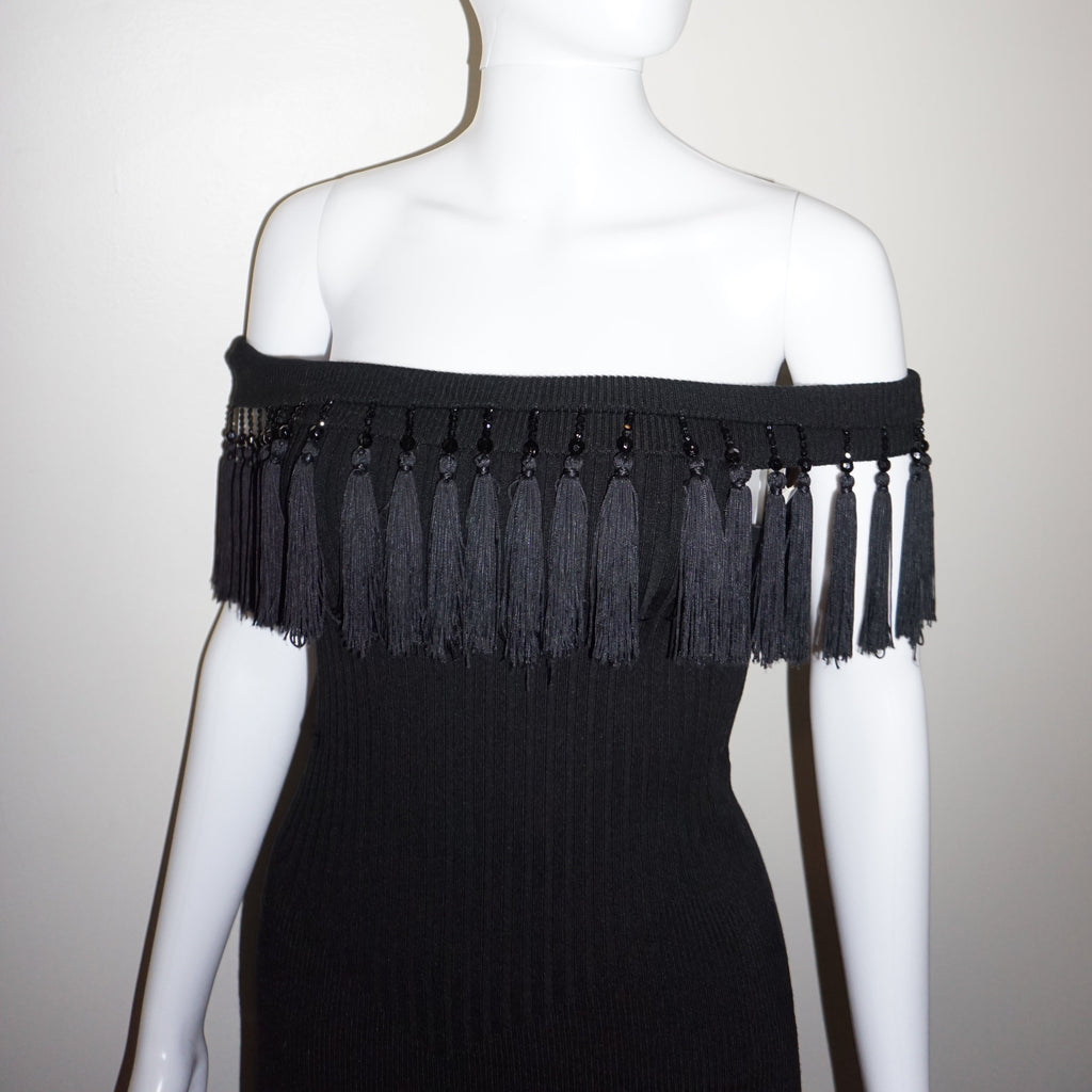 *SOLD* BEADED TASSEL DRESS by MISSONI VINTAGE M