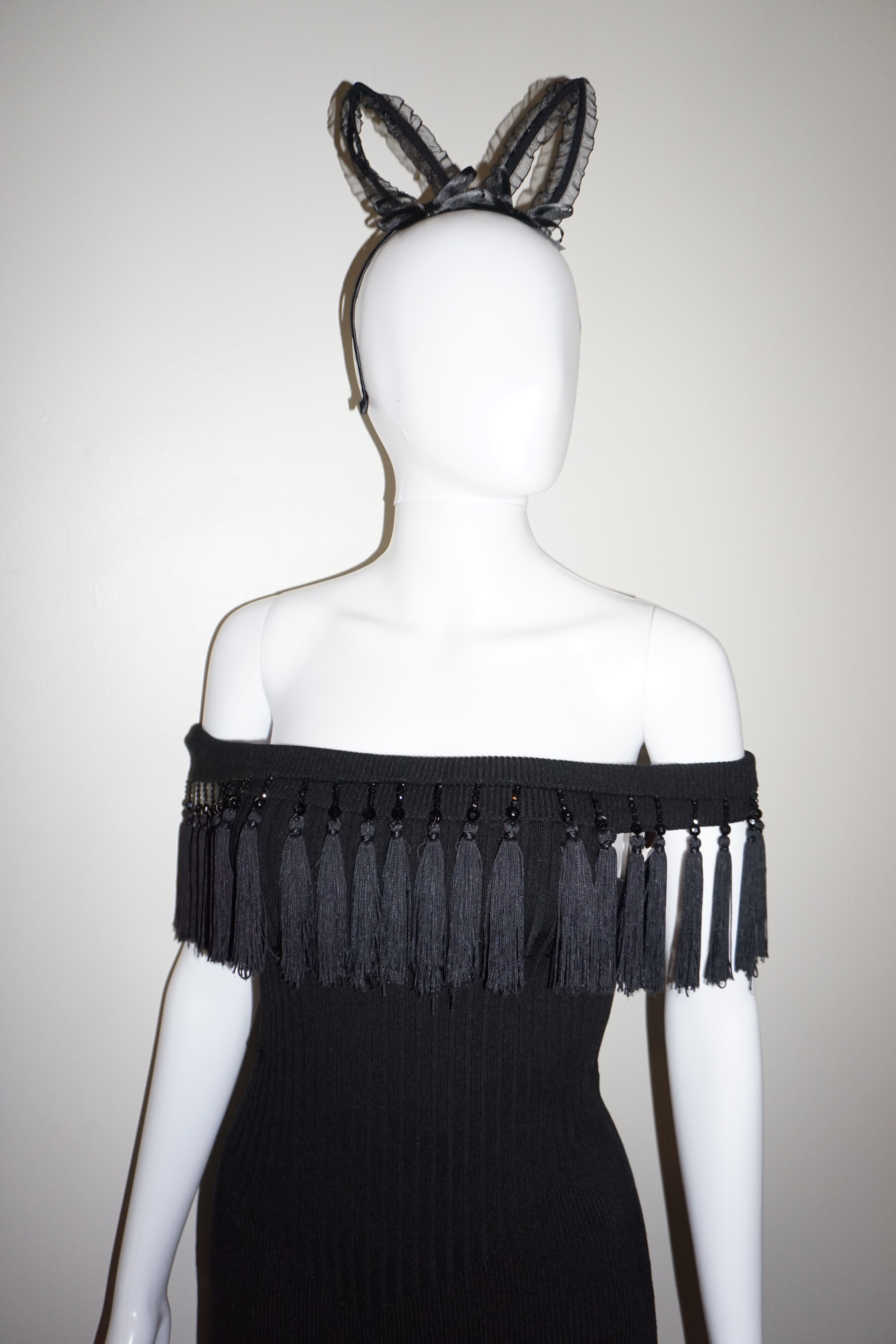 BEADED TASSEL DRESS by MISSONI VINTAGE M