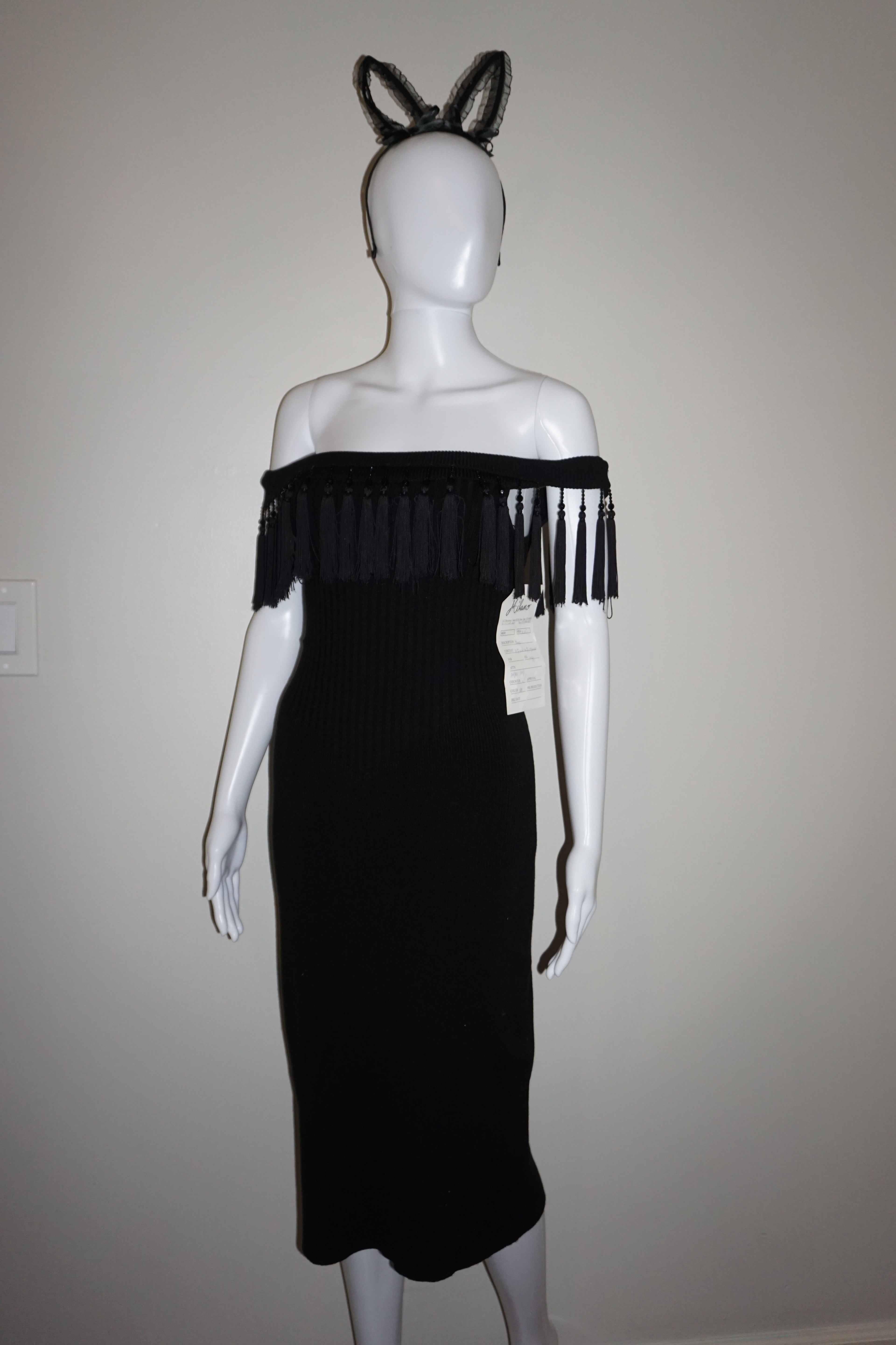 BEADED TASSEL DRESS by MISSONI VINTAGE M