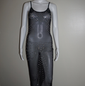 EXOTIC STAR CRYSTAL MESH DRESS by NOM DE PLUME VINTAGE S