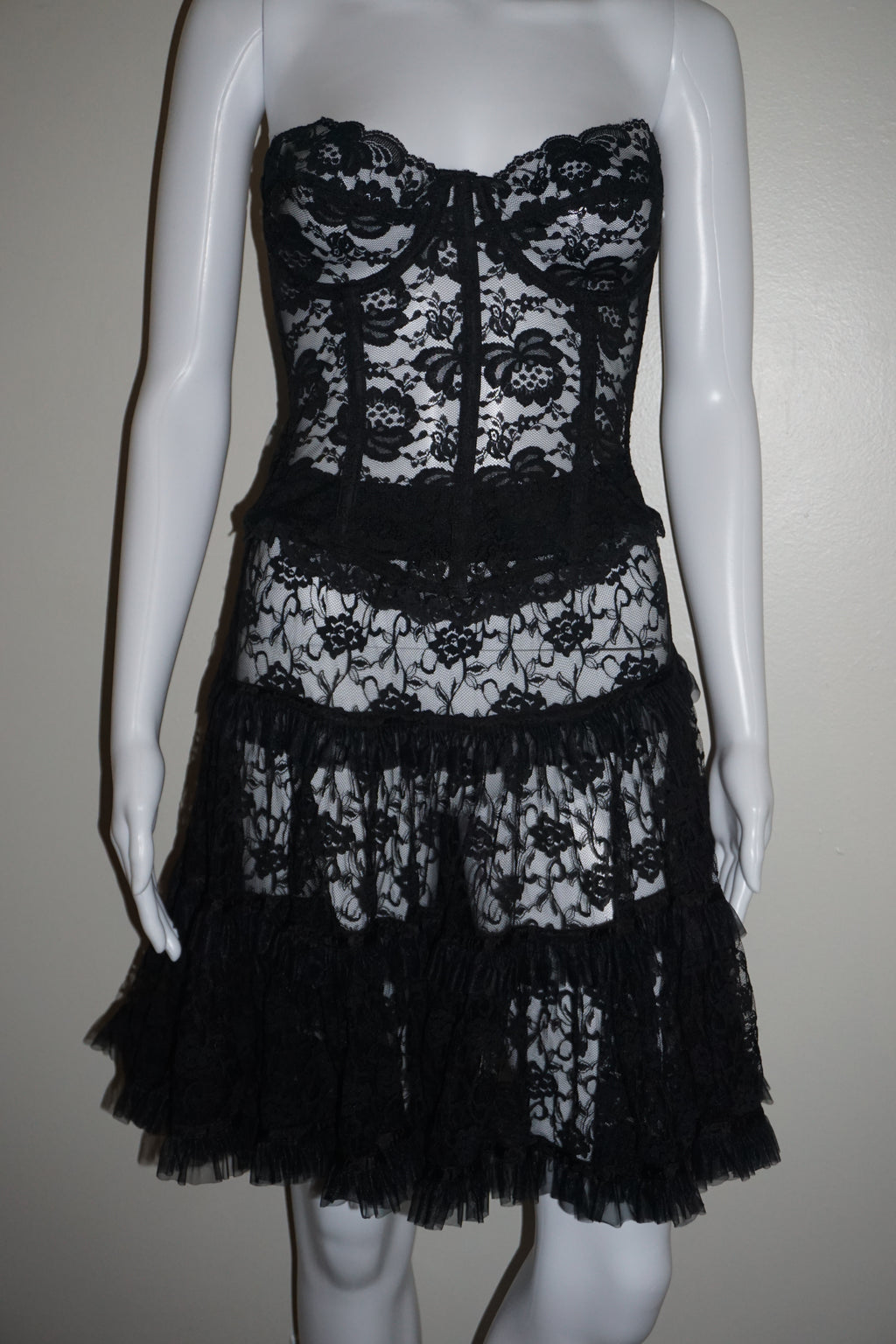 LACE PETTICOAT SKIRT VINTAGE S