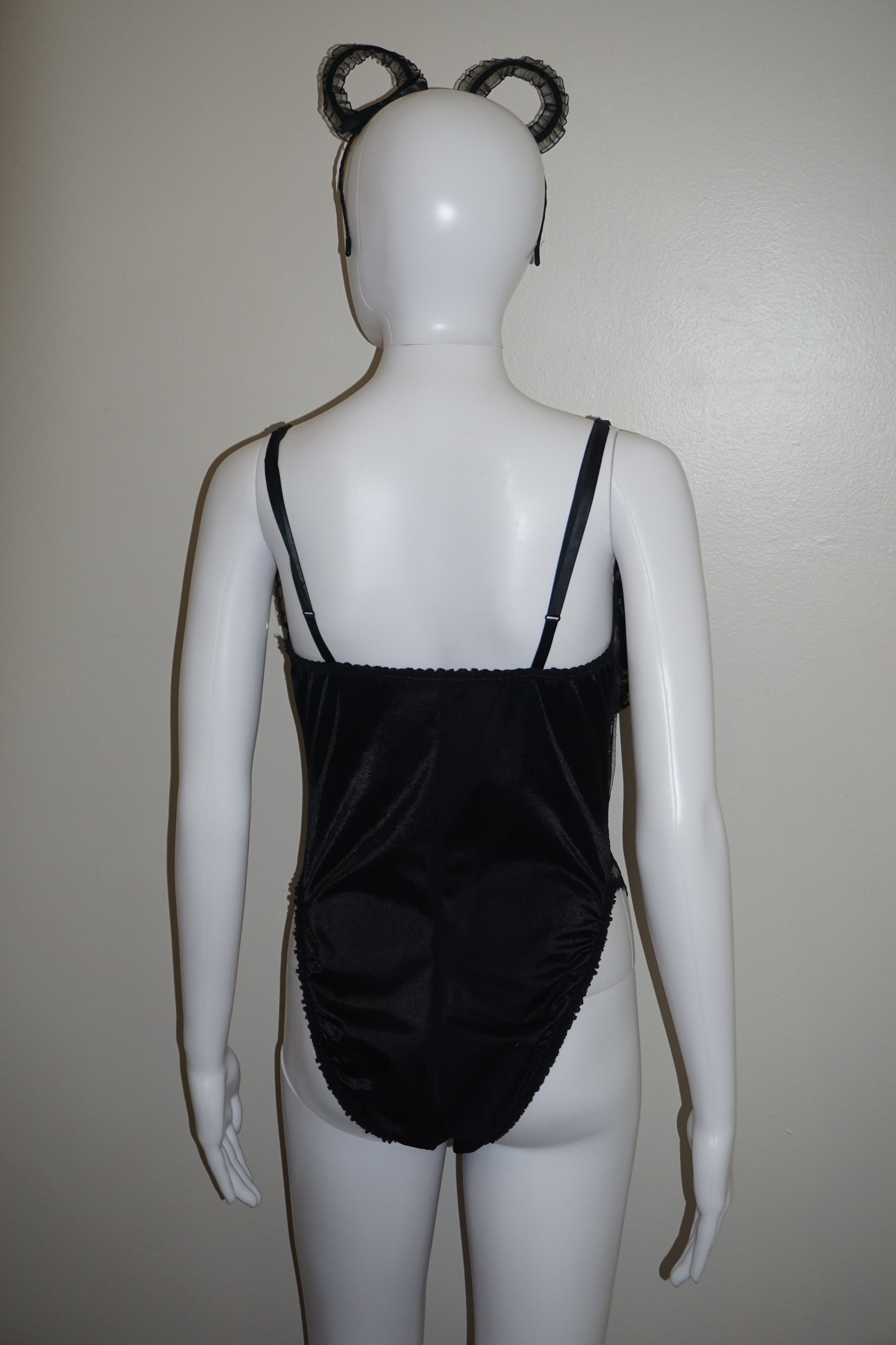 OPEN BUST LACE BODYSUIT by FREDRICKS OF HOLLYWOOD VINTAGE 34