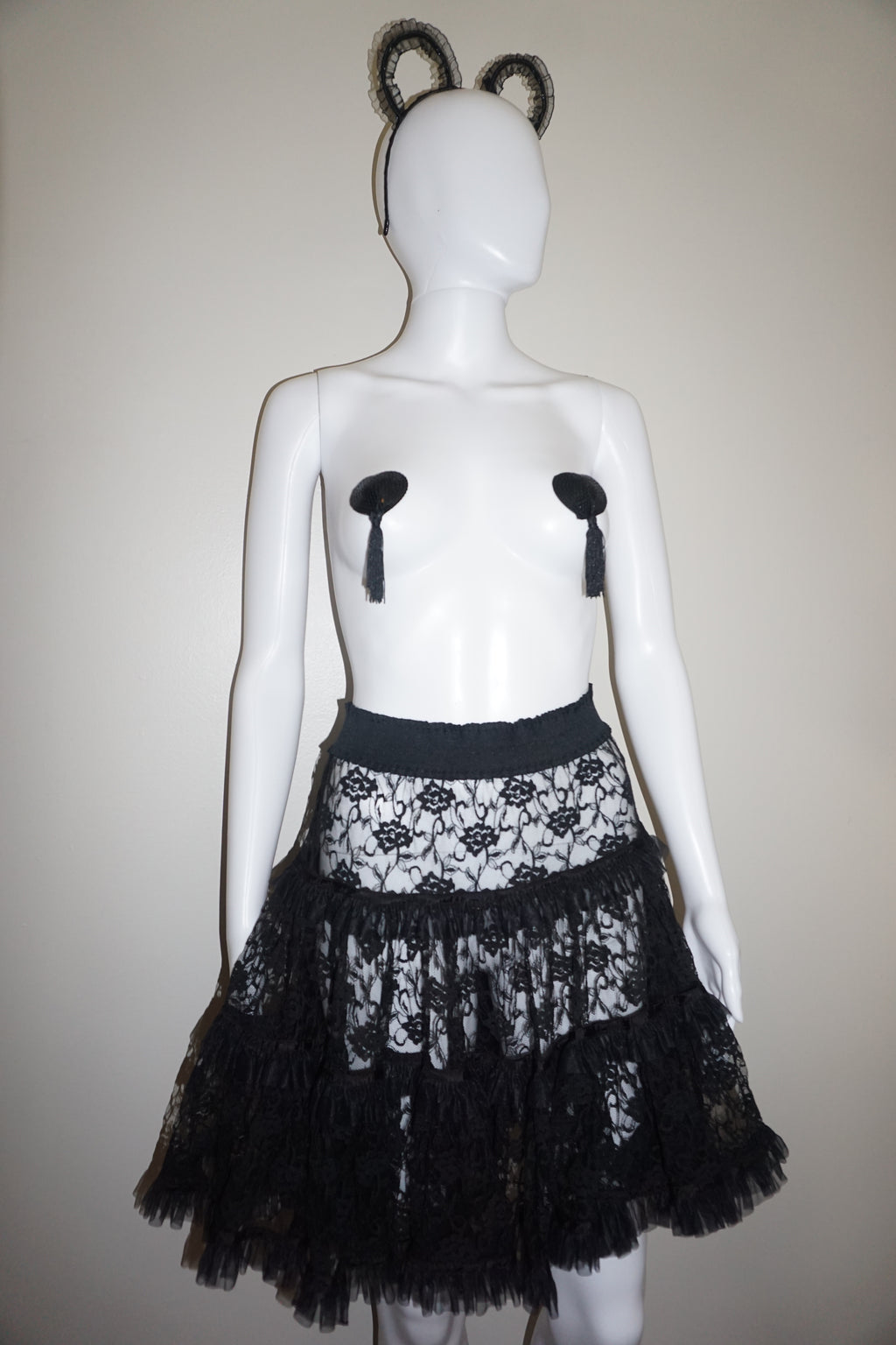 LACE PETTICOAT SKIRT VINTAGE S