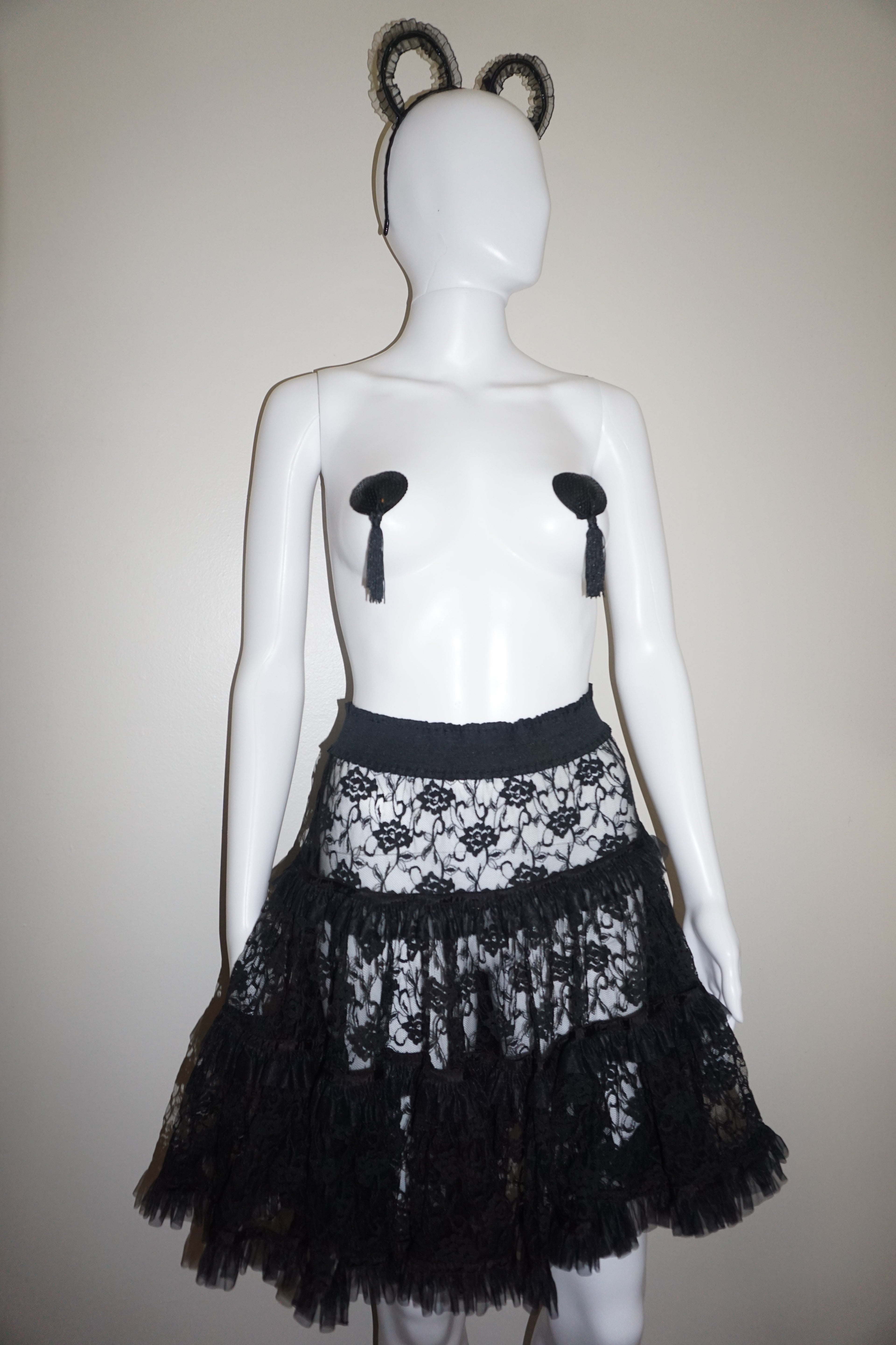 LACE PETTICOAT SKIRT VINTAGE S