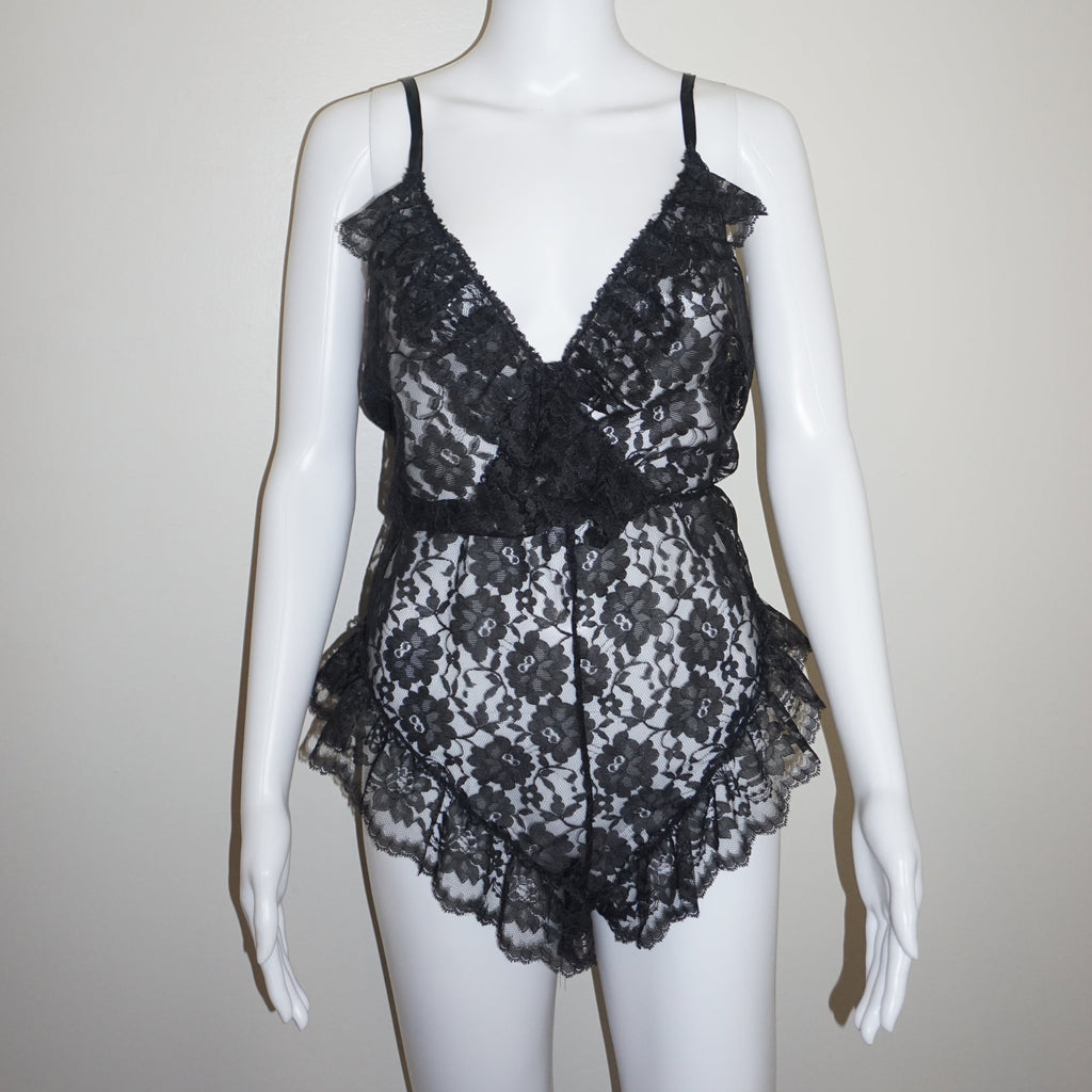 LACE PLAYSUIT + ROBE VINTAGE M