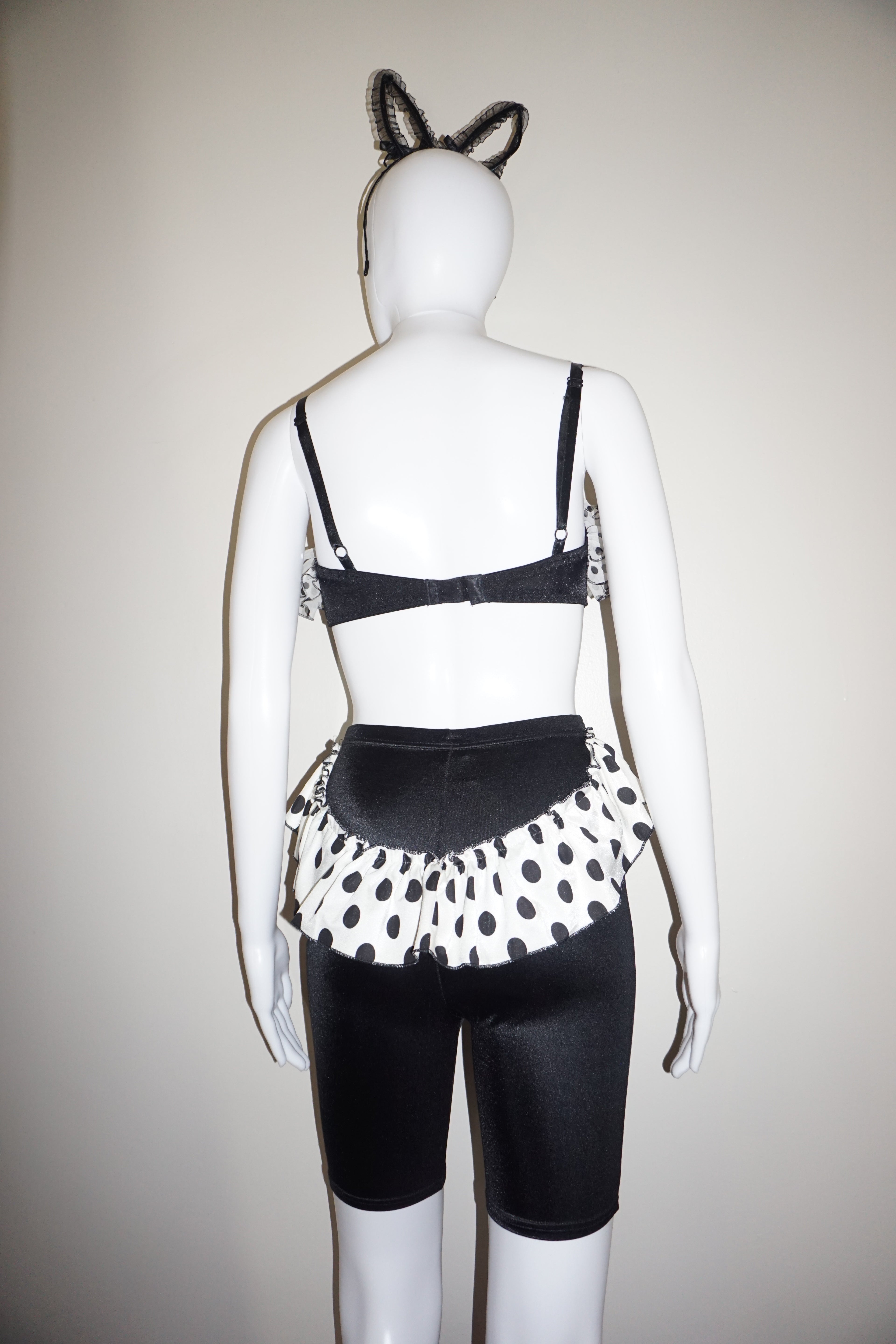 POLKADOT RUFFLE BIKE SHORTS VINTAGE S